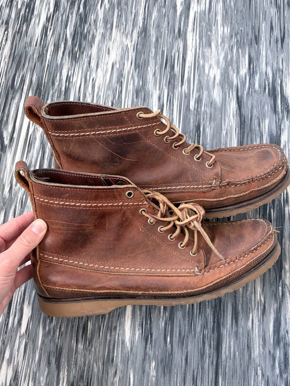 Red Wing x J. crew Wabasha Chukka Boots-Brown Leather